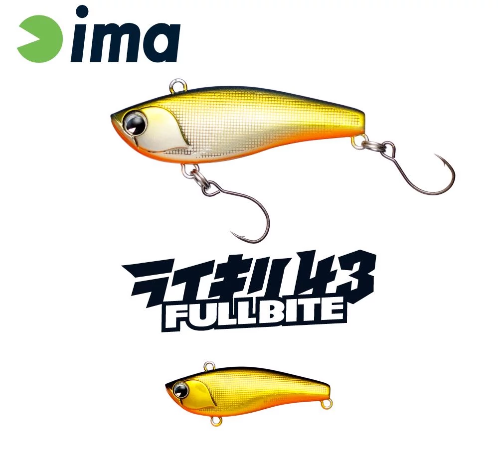 Ima Raikiri 43 Fullbite 43mm 2,5g 002 Gold Black wobbler