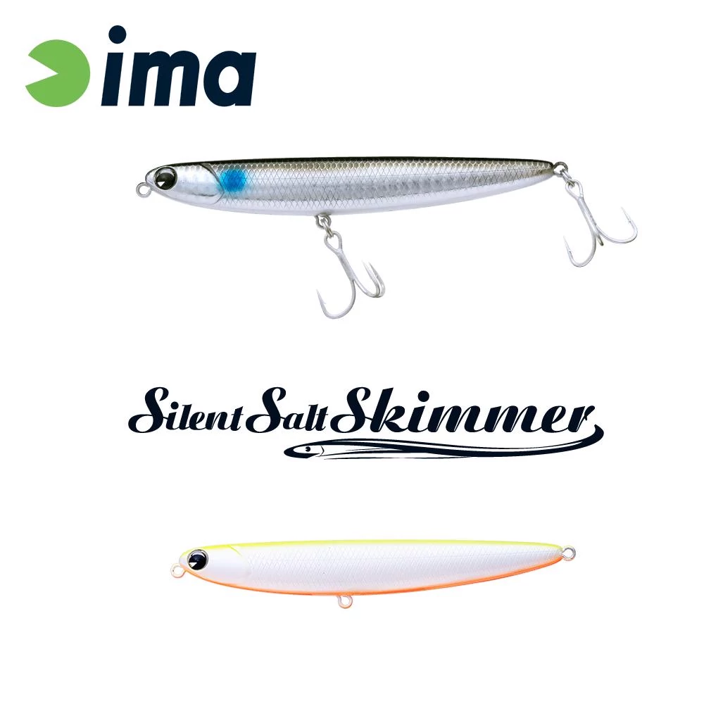 Ima Silent Salt Skimmer 110mm 13g 102 Chart Back Pearl wobbler