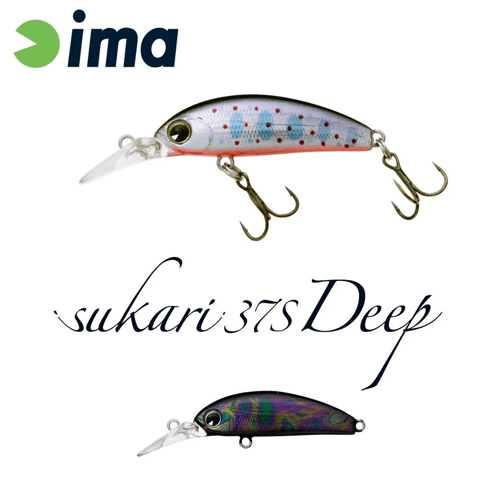 Ima Sukari 37S Deep 37mm 3g 013 Titanium Black wobbler