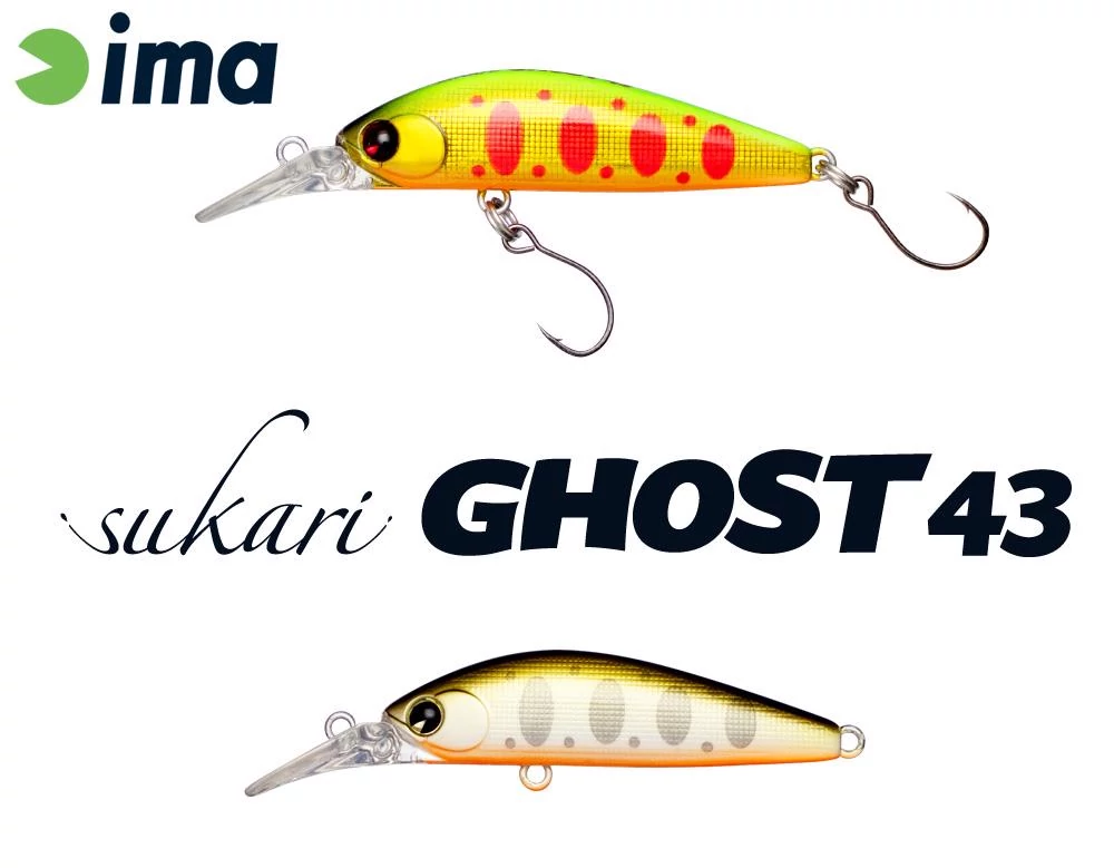 Ima Sukari Ghost 43SU 43mm 2,4g 008 Pearl Trout wobbler