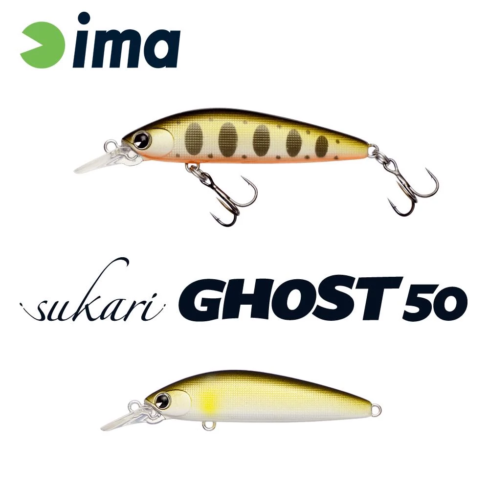 Ima Sukari Ghost 50SU 50mm 3.2g 009 Pearl Ayu wobbler