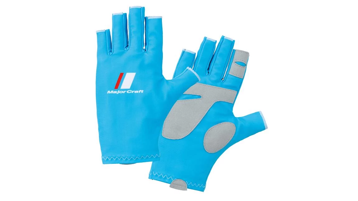 Major Craft UV-Cut Glove nyári UV kesztyű M Light Blue