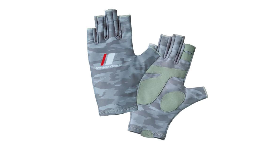 Major Craft UV-Cut Glove nyári UV kesztyű M Light Gray Camo