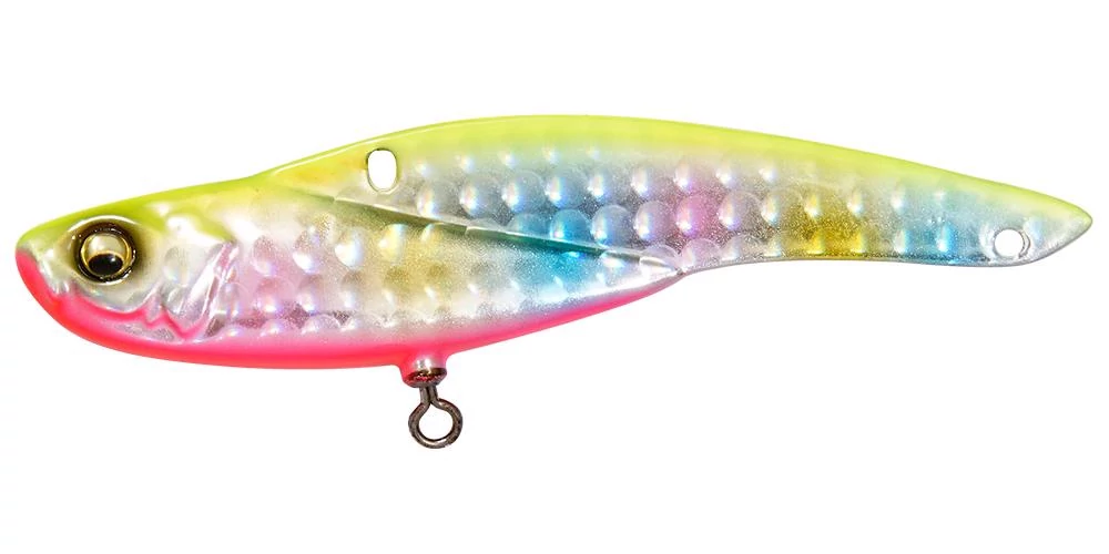 Megabass Onimaru 86mm 30g G Chart Back Rainbow PB blade műcsali