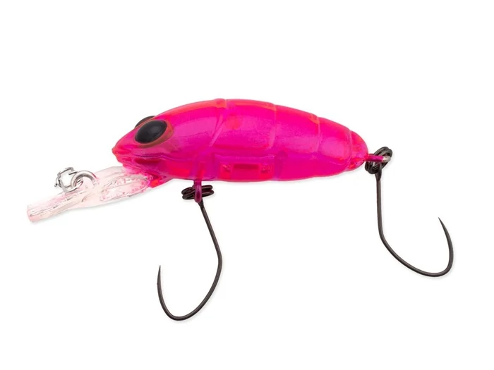 Nories Crankin Pupa (270) Clear Pink 34mm 2,6g felúszó wobbler