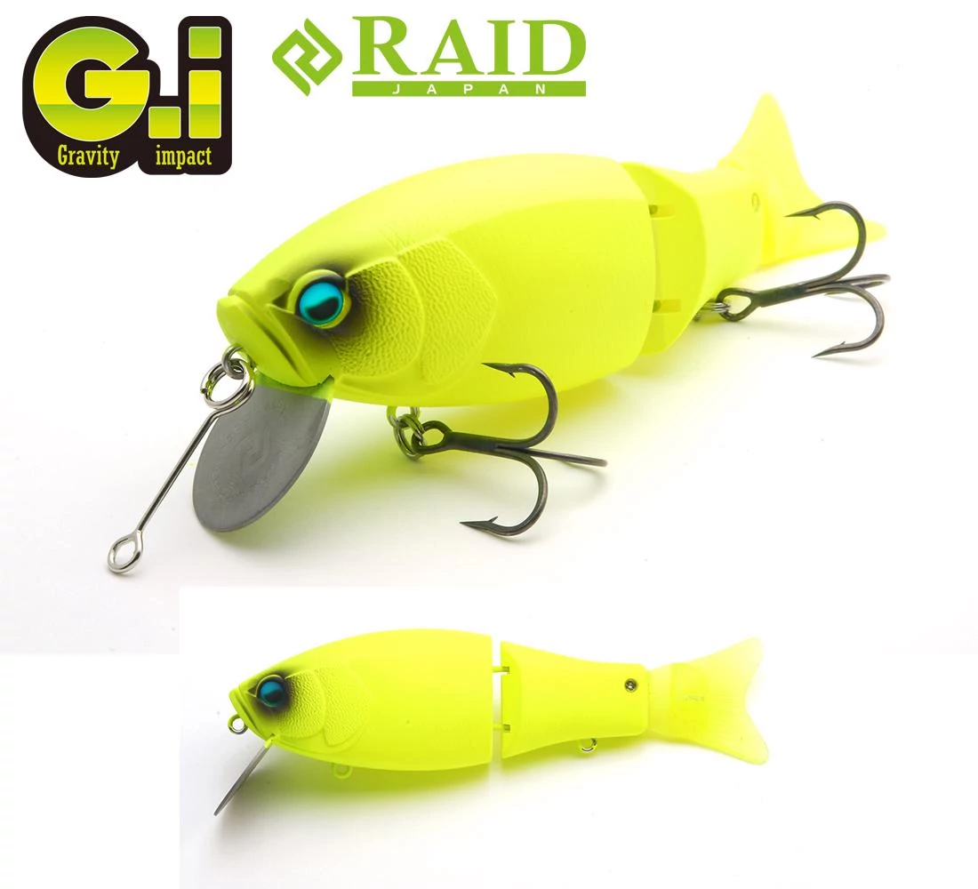Raid Japan Gi 94mm 35g 004 Lemon Power wobbler