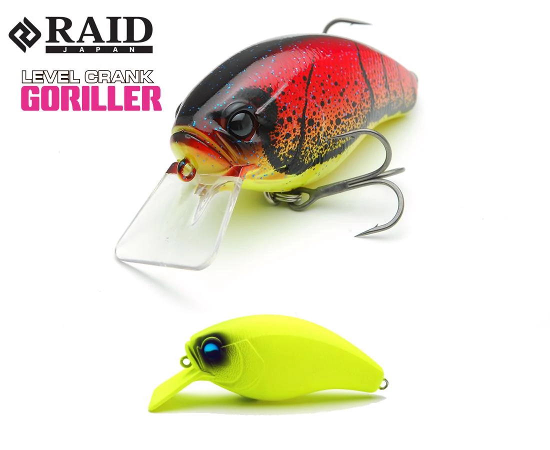 Raid Japan Level Crank Goriller 66mm 17,5g 013 Lemon Power wobbler