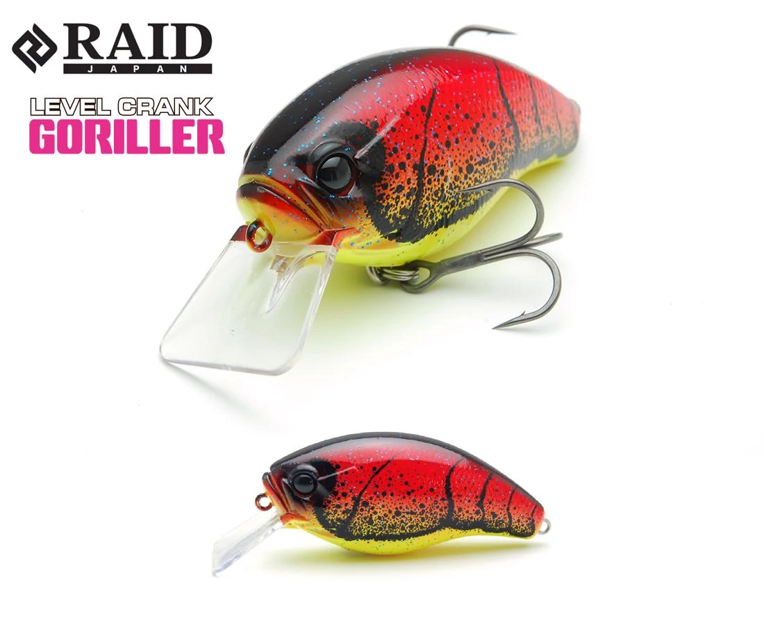 Raid Japan Level Crank Goriller 66mm 17,5g 014 American Yashizari wobbler