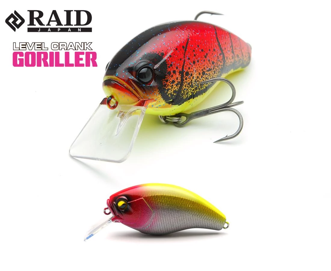 Raid Japan Level Crank Goriller 66mm 17,5g 015 Dark Clown wobbler