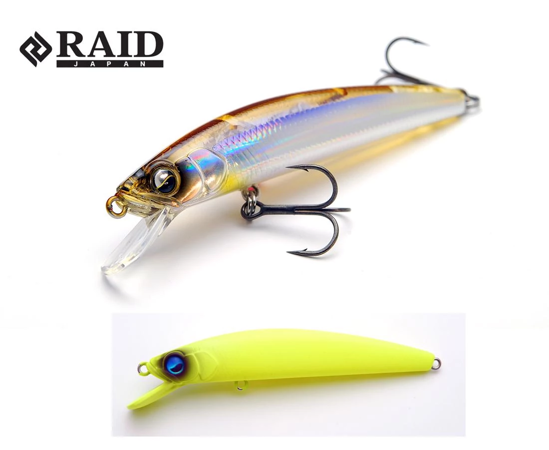 Raid Japan Level Minnow Quik72 72mm 5,2g 002 Lemon Power wobbler