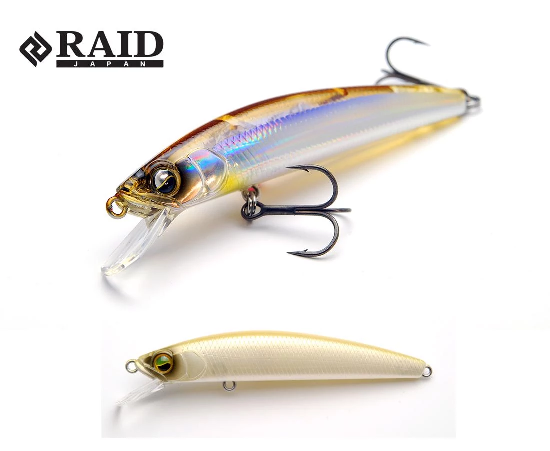Raid Japan Level Minnow Quik72 72mm 5,2g 007 Pearl Wakasagi wobbler