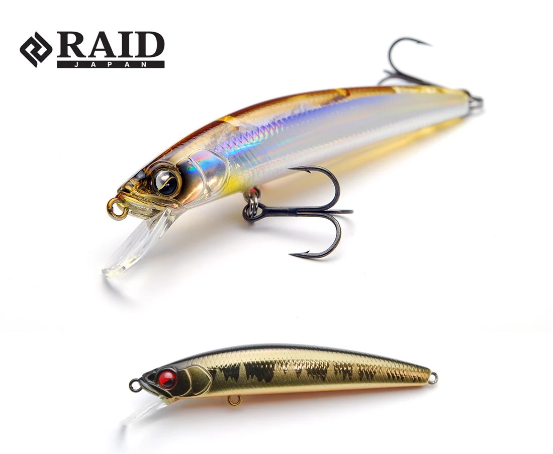 Raid Japan Level Minnow Quik72 72mm 5,2g 008 Real Kinkuro wobbler