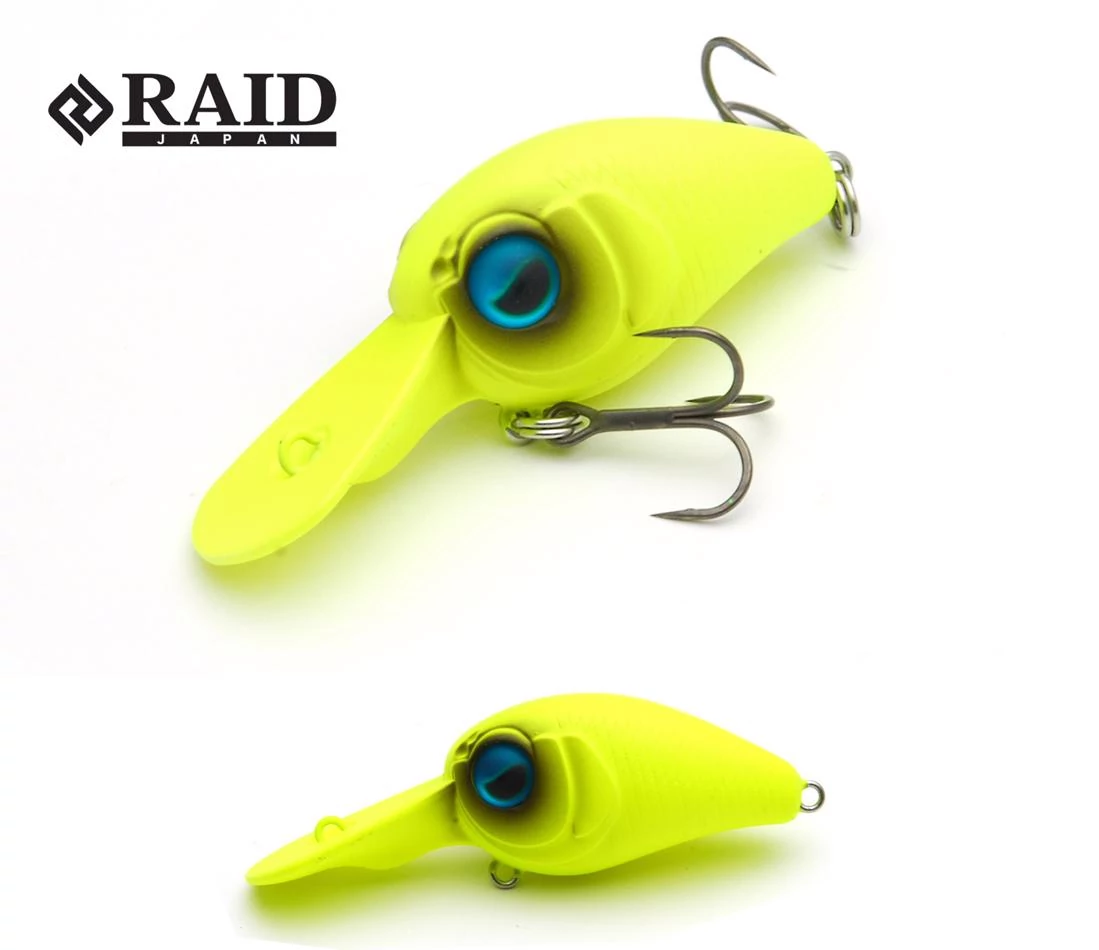Raid Japan Level Crank Ping 32,5mm 3,5g 002 Lemon Power wobbler