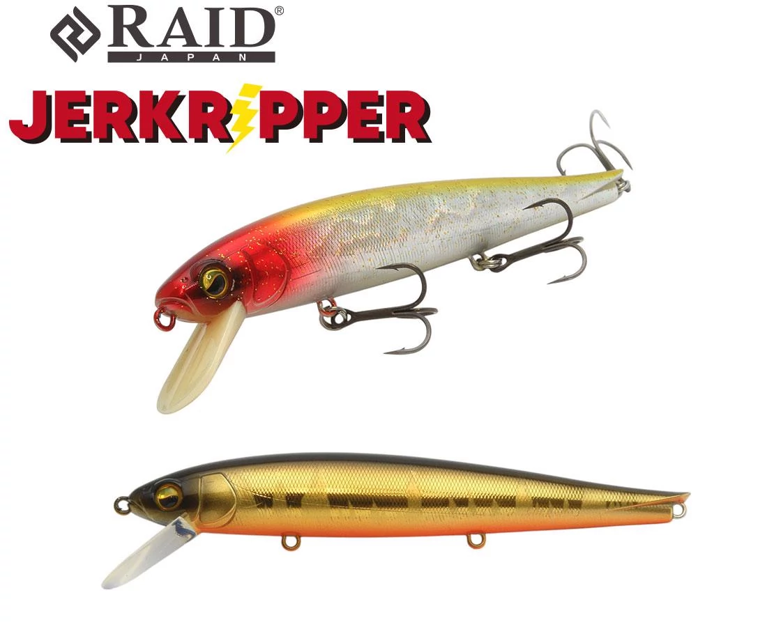 Raid Japan Jerkripper 122mm 17,5g 002 Real Kinkuro wobbler