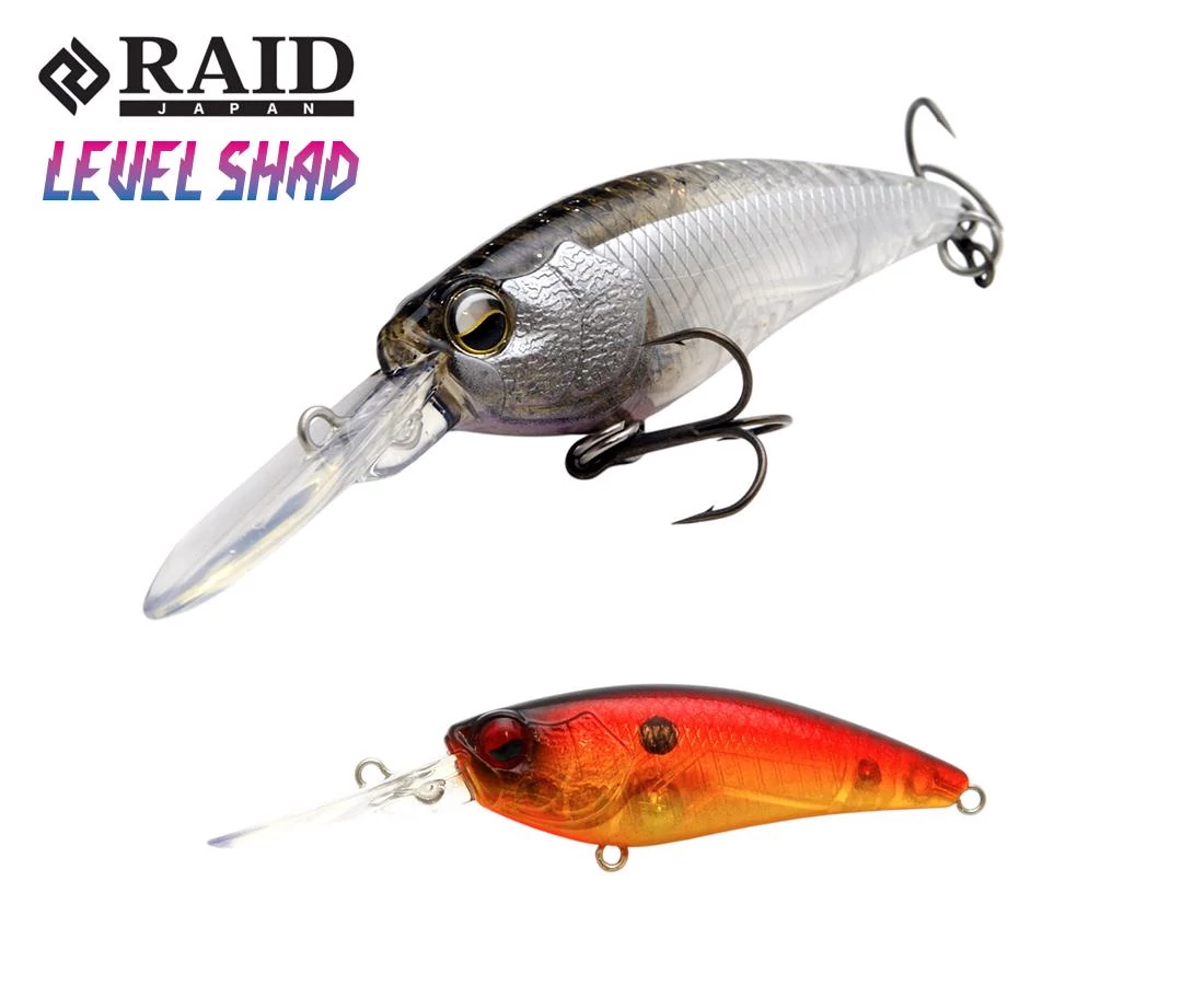 Raid Japan Level Shad 50,3mm 4,3g Su 035 Sparkling Red wobbler