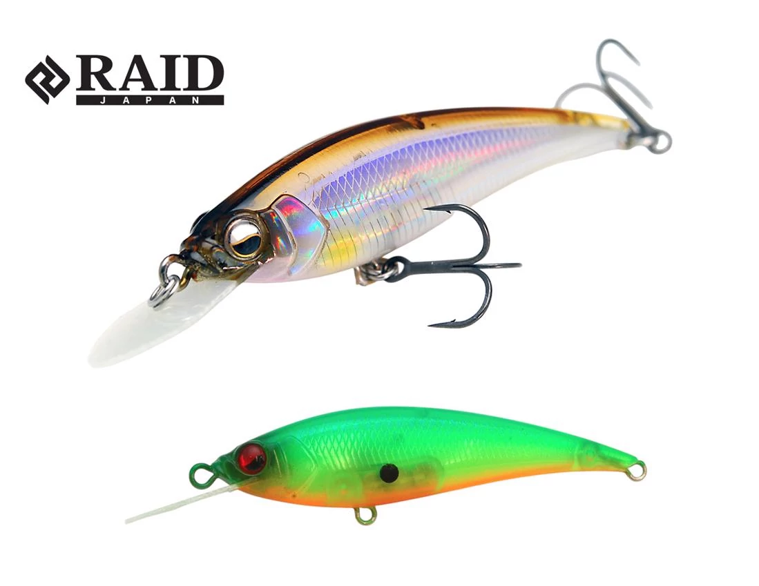 Raid Japan Level Shad Sprinter 68SR 68mm 5,6g 017 Sukeru Lime Chart wobbler