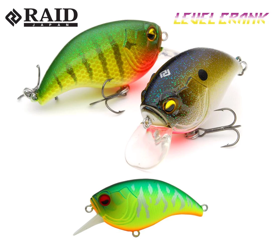 Raid Japan Level Crank 51mm 10,5g 002 Mat Tiger wobbler