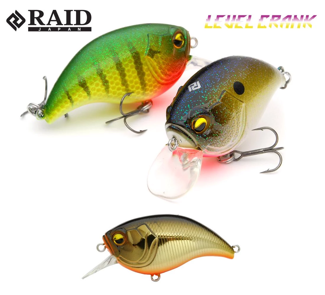 Raid Japan Level Crank 51mm 10,5g 009 Kinkuro wobbler