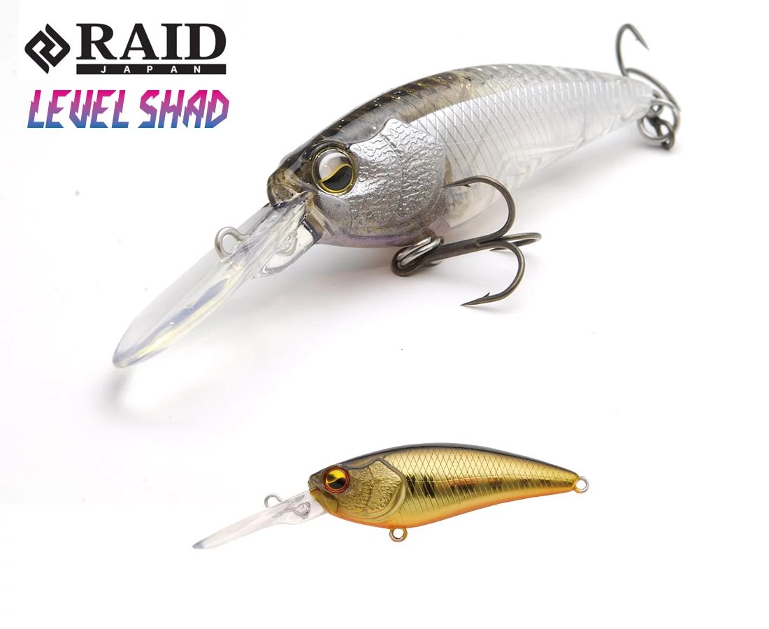 Raid Japan Level Shad 50,3mm 4,3g Su 007 Real Kinkuro wobbler
