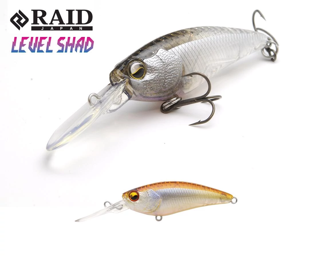 Raid Japan Level Shad 50,3mm 4,3g Su 010 Jewel Wakasagi wobbler