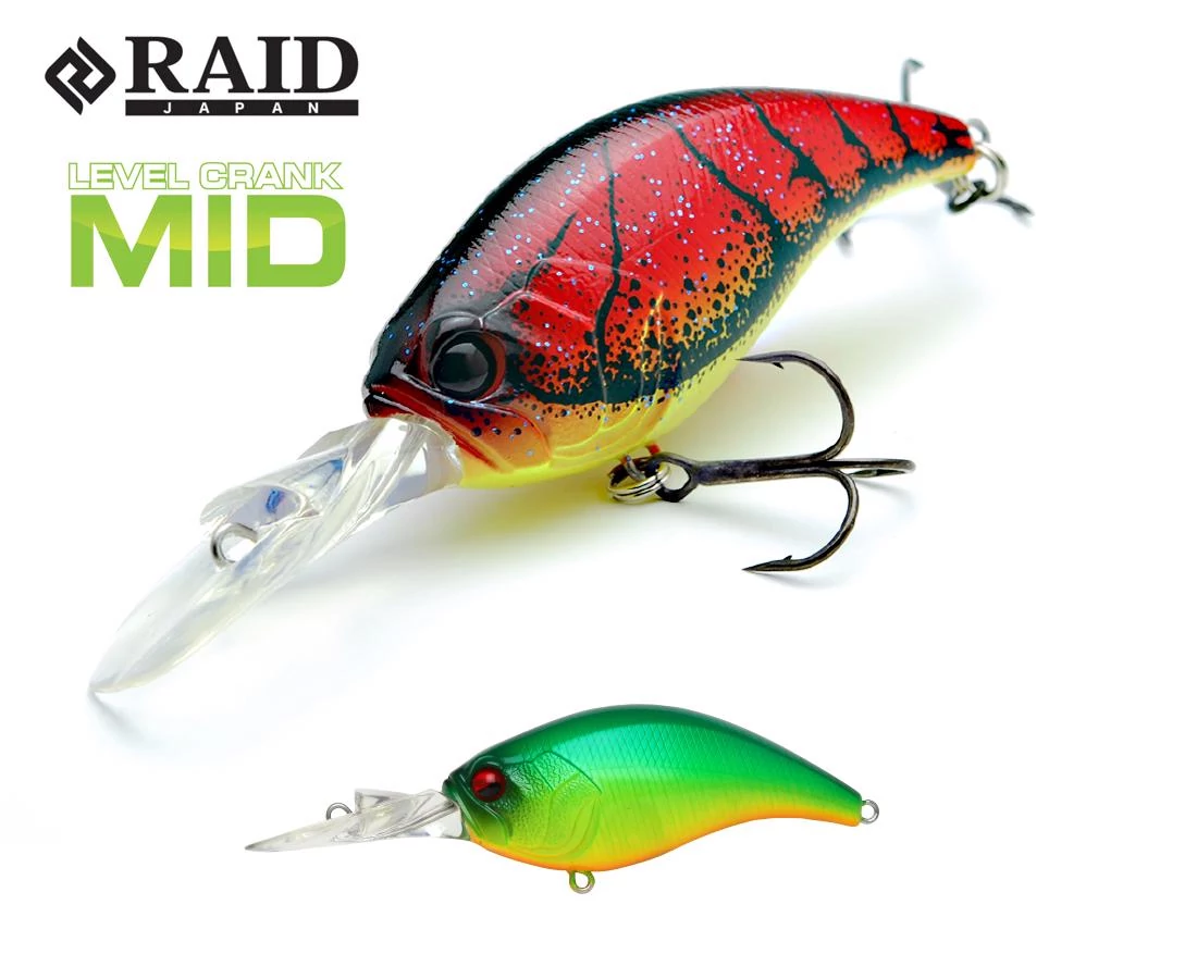 Raid Japan Level Crank Mid 59mm 10,5g 002 Shimanasi Tiger wobbler
