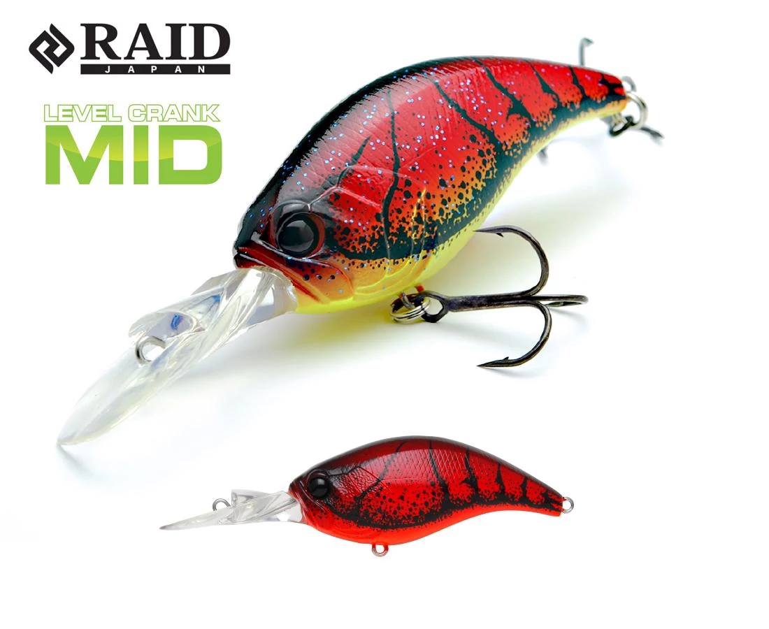 Raid Japan Level Crank Mid 59mm 10,5g 012 Yashizari wobbler