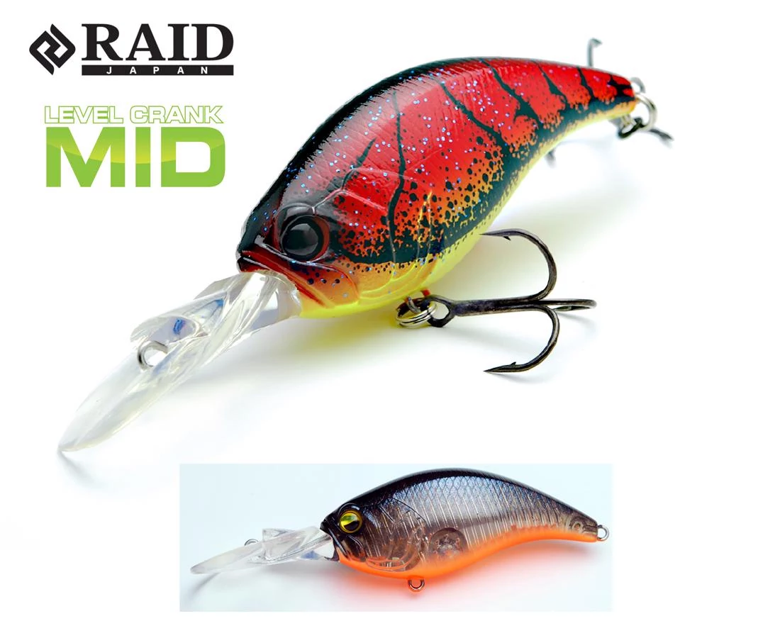 Raid Japan Level Crank Mid 59mm 10,5g 014 Skeleton wobbler