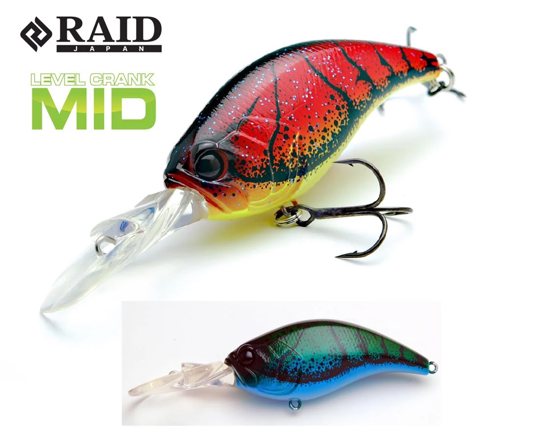 Raid Japan Level Crank Mid 59mm 10,5g 016 Soft Shell wobbler