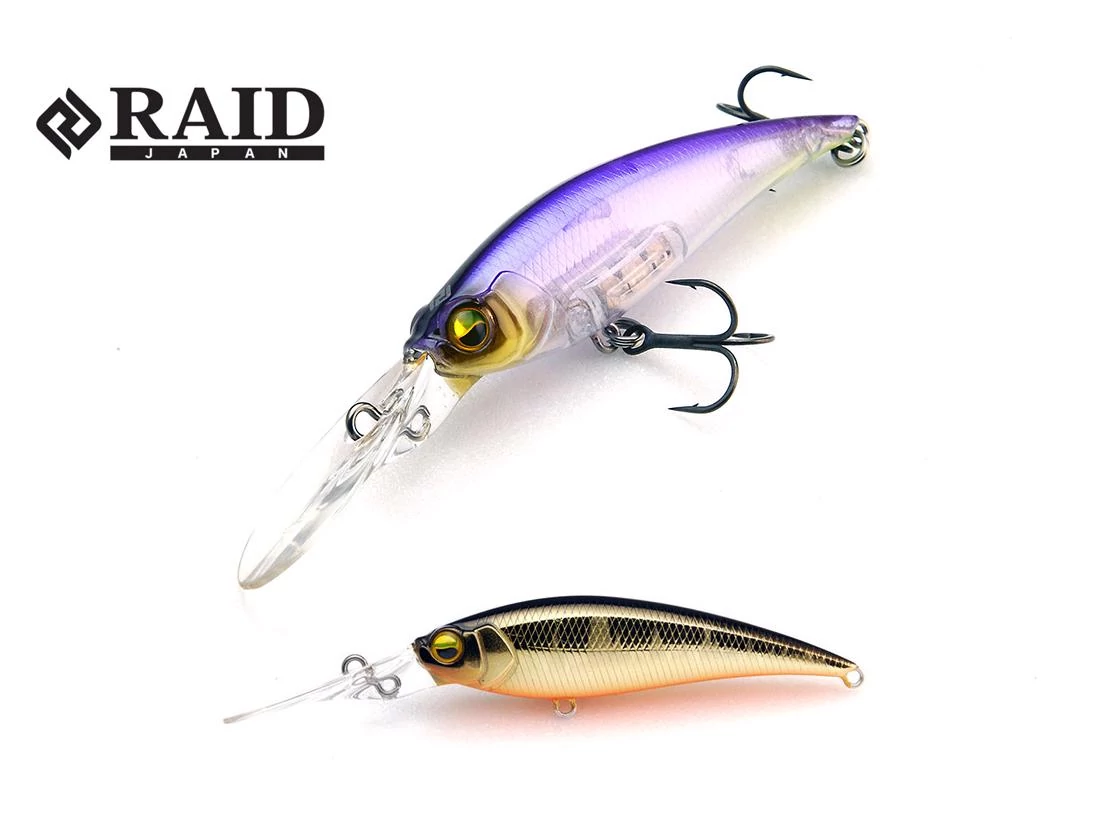 Raid Japan Level Shad Sprinter 68MR 68mm 5,9g 006 Real Kinkuro wobbler