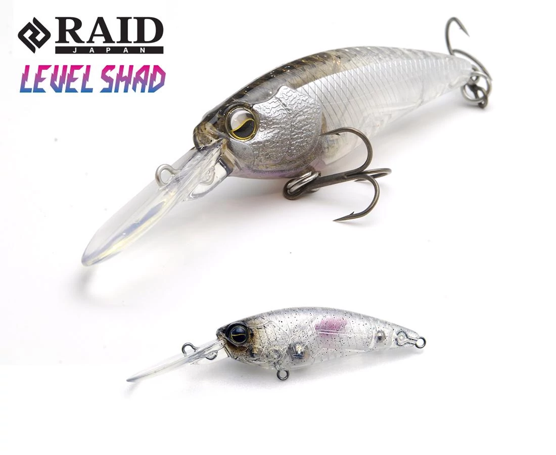 Raid Japan Level Shad 50,3mm 4,3g Su 026 Salt & Pepper wobbler