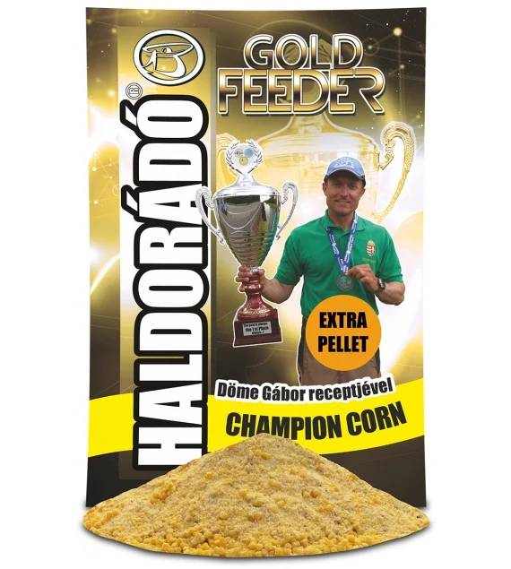 Haldorádó Gold Feeder etetőanyag - Champion Corn Extra Pellet 1kg