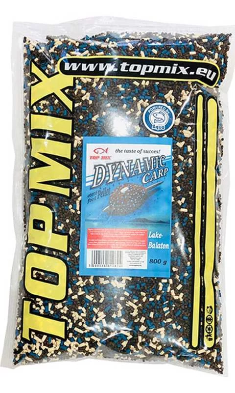 Top Mix Dynamic Carp pellet, Lake Balaton (Fokhagyma Mandula) 800g