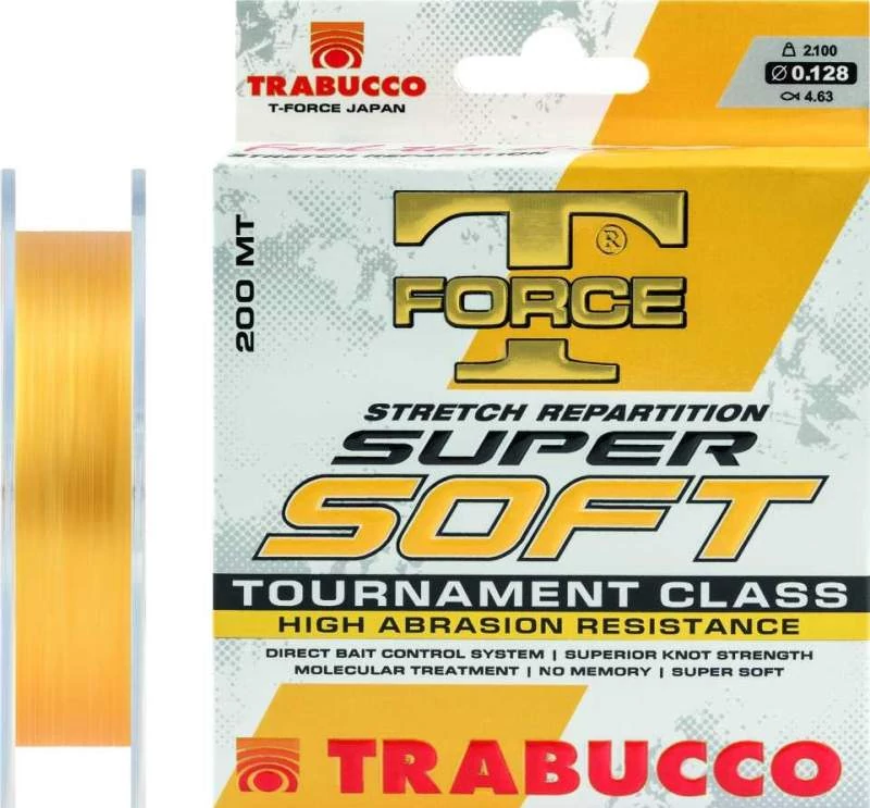 Trabucco T-Force Super Soft 200m 0,22mm, monofil zsinór
