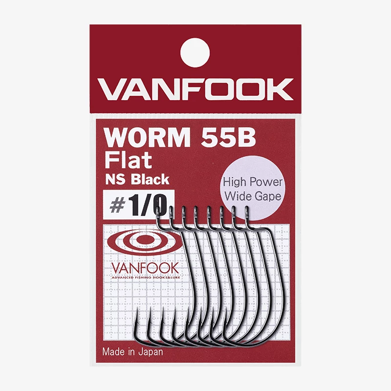 Vanfook Worm-55B Flat 1 offset horog 8db