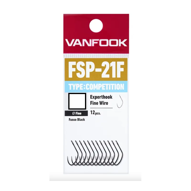 Vanfook FSP-21F Type: Competition 6 szakáll nélküli horog 12db
