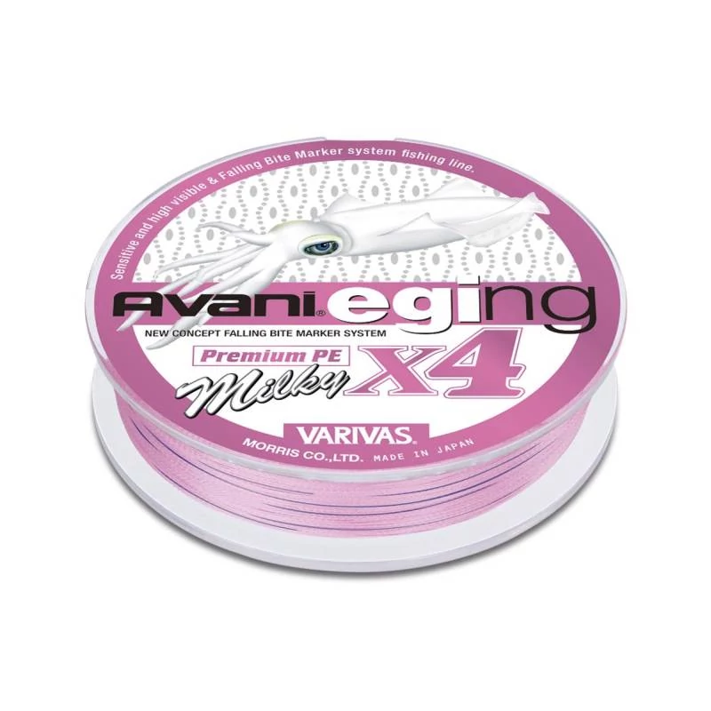 Varivas Avani Eging Premium PE X4 Milky Pink 150m #0,8 0,148mm 15lbs fonott zsinór
