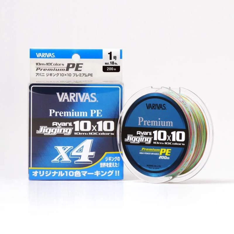 Varivas Avani Jigging Premium PE X4 10mX10 Color 200m #2,0 30lbs fonott zsinór