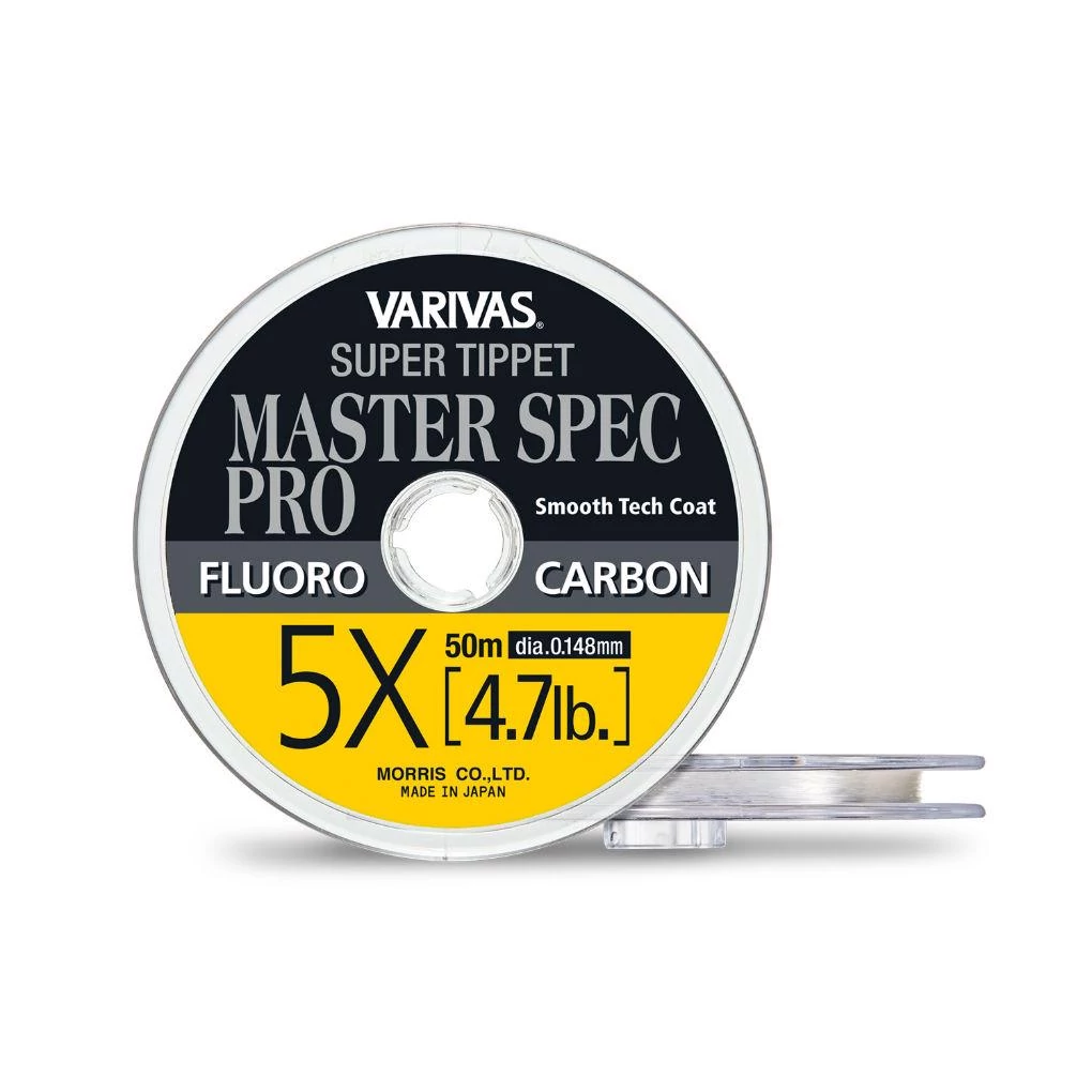 Varivas Super Tippet Master Spec Pro Fluorocarbon 6X 50m 0,128mm 3,7lbs legyező előkezsinór