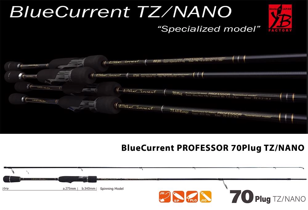 Yamaga Blanks Blue Current 70plug tz Nano Professor 2,14m 7,8g pergető horgászbot