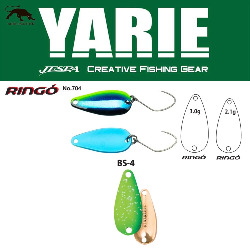 Yarie 704 Ringo 2.1gr BS-4 Lime Glitter kanál villantó