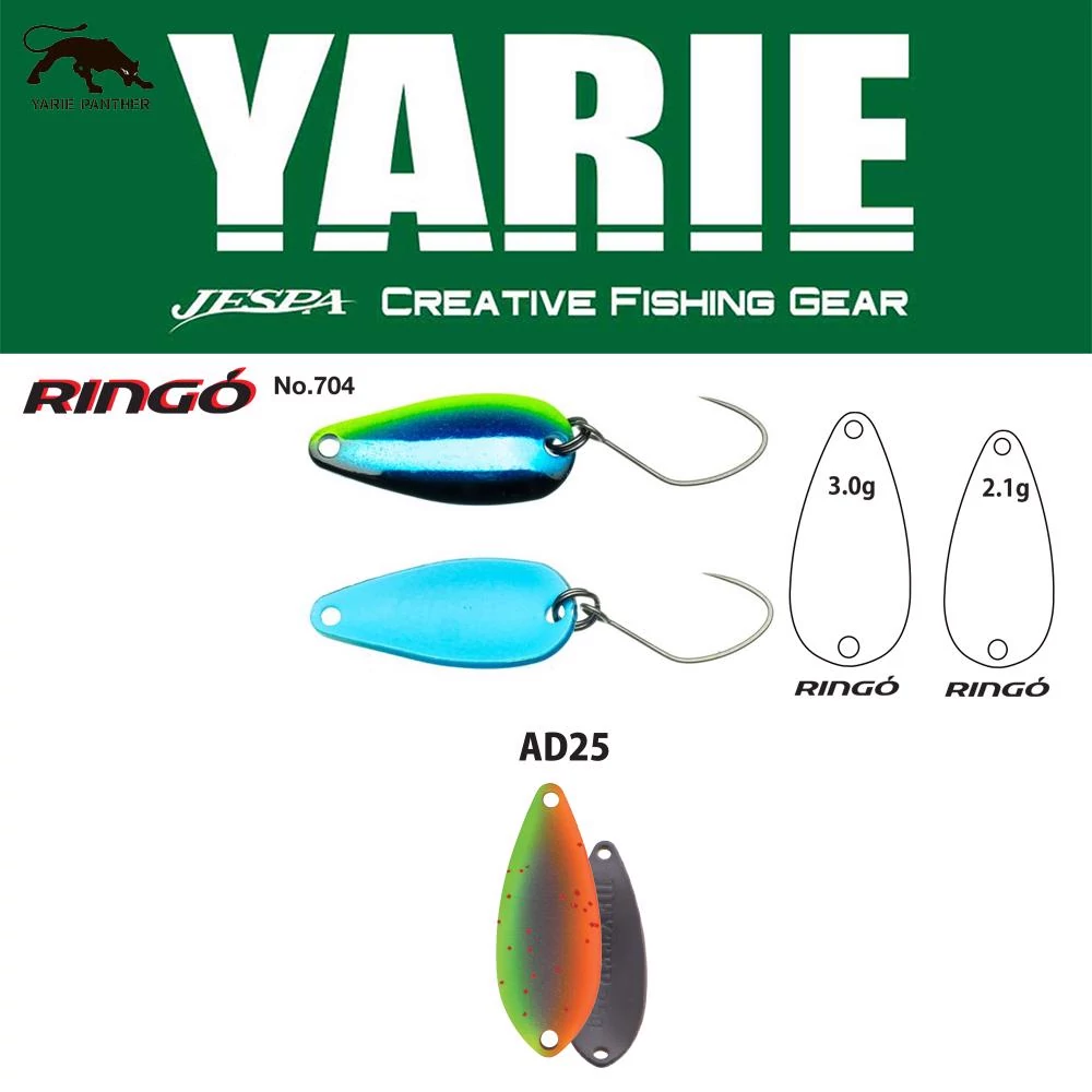 Yarie 704 Ringo 3.0gr AD25 Vegetable kanál villantó