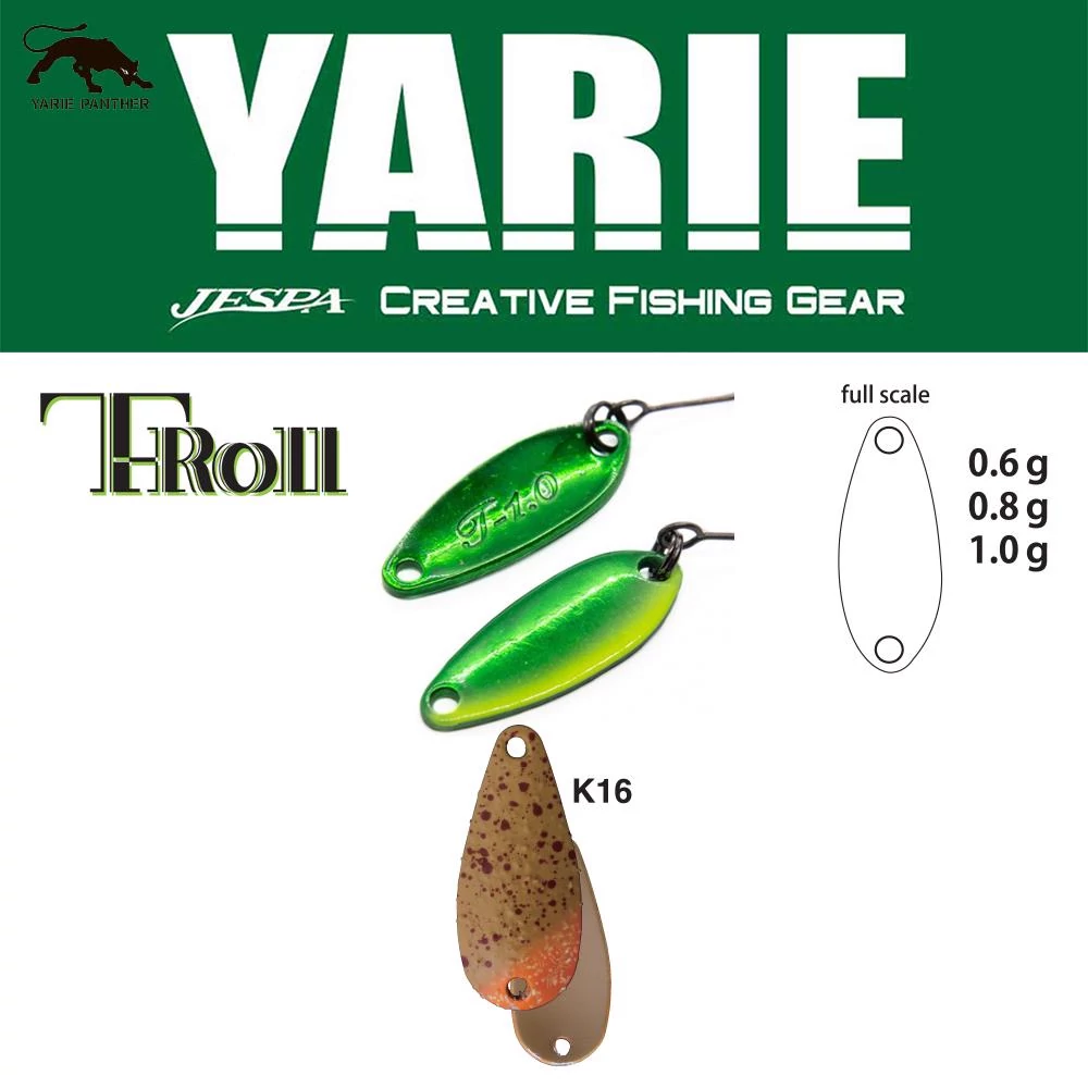 Yarie 707T T-Roll 1.0gr K16 Mobility Beige kanál villantó