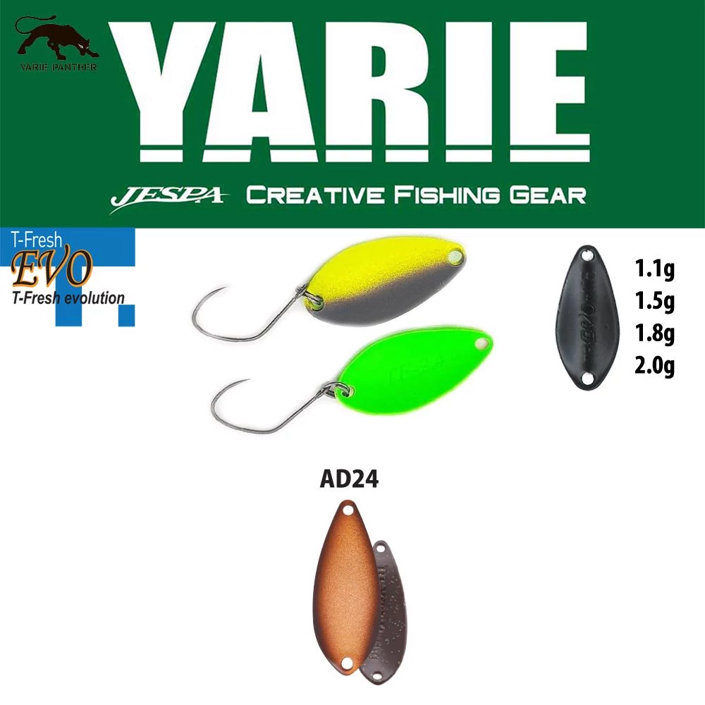 Yarie 710T T-Fresh Evo 1.5gr AD24 Oyster kanál villantó